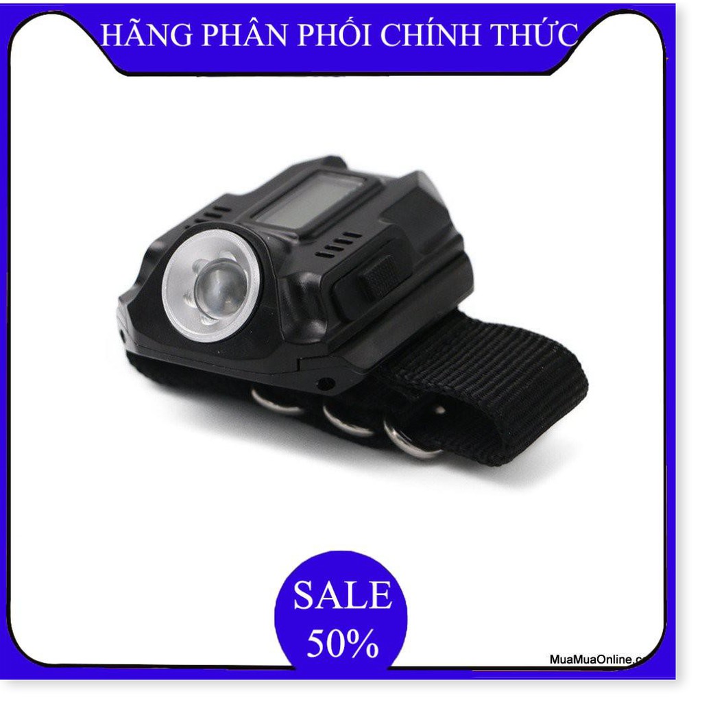 ✔️ Đèn pin đeo tay,Đèn Led Siêu Sáng đeo tay Kiêm La Bàn Phượt - DH2211 ()  - Bảo hành úy tín 1 đổi 1