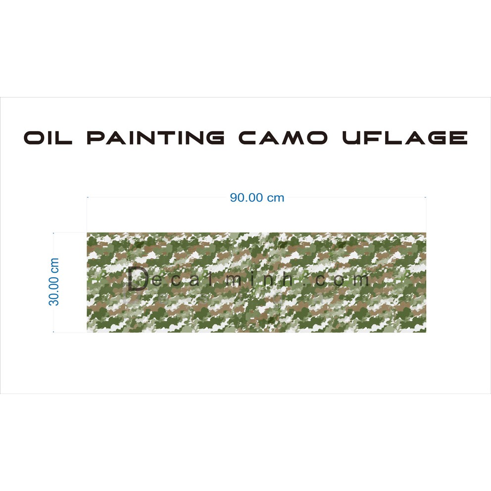 Decal Rằn Ri ( Camo ) Hiện Đại- Thới Trang Chống Nước 100%