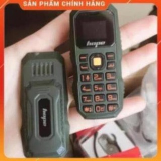 Điện thoại mini 2 sim kiểu dáng quân đội, có thể làm tai nghe blutooth