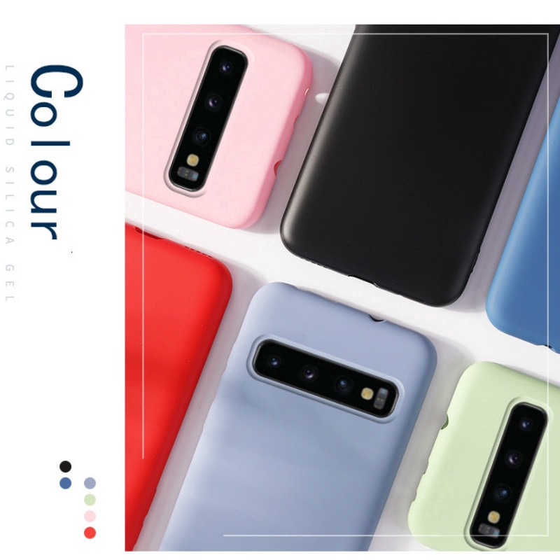 Ốp lưng nhám màu trơn cho điện thoại Samsung S10 5G S10e S8 S9 Plus | BigBuy360 - bigbuy360.vn