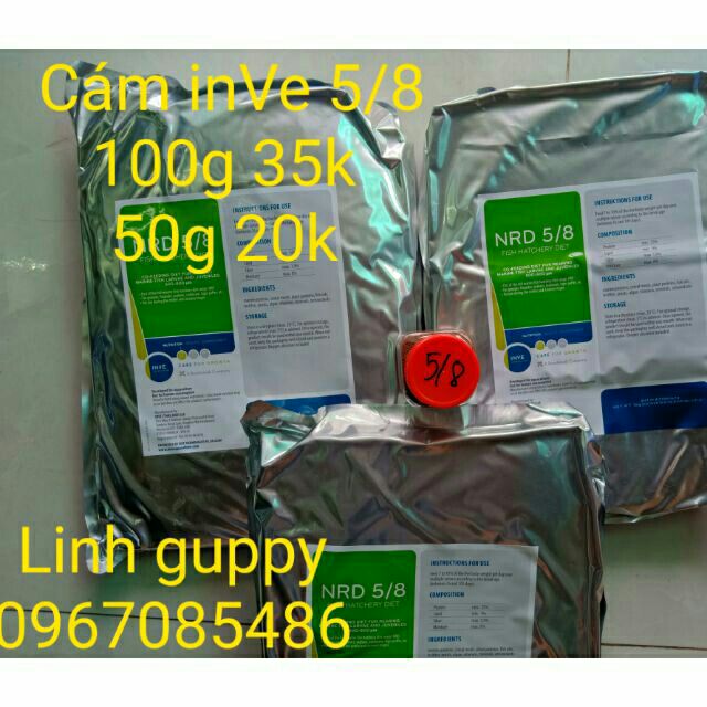 CÁM THÁI LAN INVE 5/8 , CÁM CÁ GUPPY , BETTA , THỨC ĂN DÀNH CHO CÁ