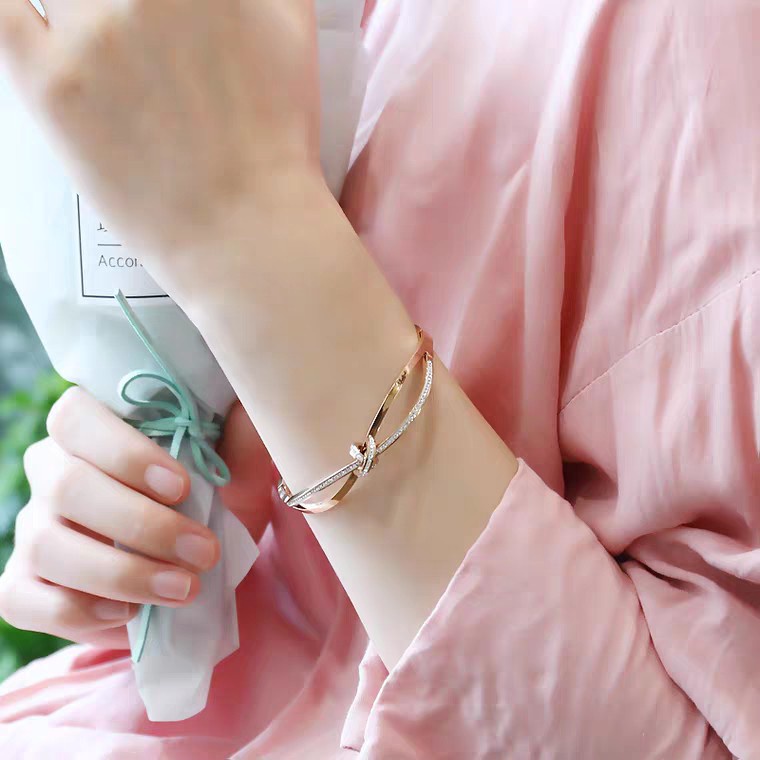 Vòng Đeo Tay Thép Titan Hai Vòng Nhẫn Đơn Giản Phong Cách Hàn Quốc Cao Cấp Chống Nước Chống Rỉ Sét Dễ Phối Đồ Cho Nữ Sinh tanaba