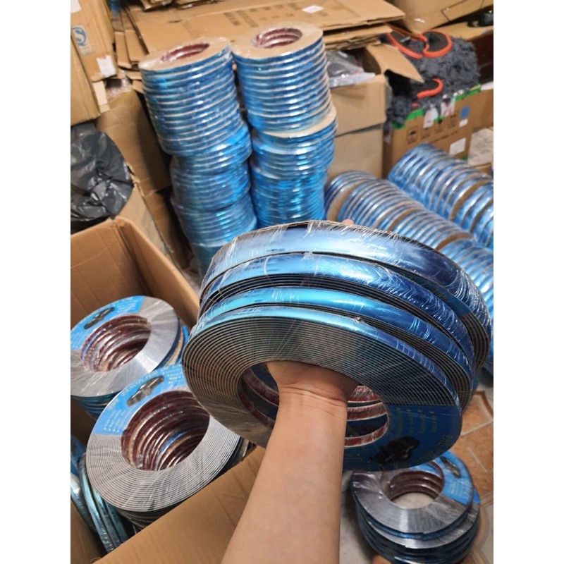 🚗 Cuộn Nẹp Viền Trang Trí Chân Kính Ô Tô Mạ Crom đủ size dài 15m