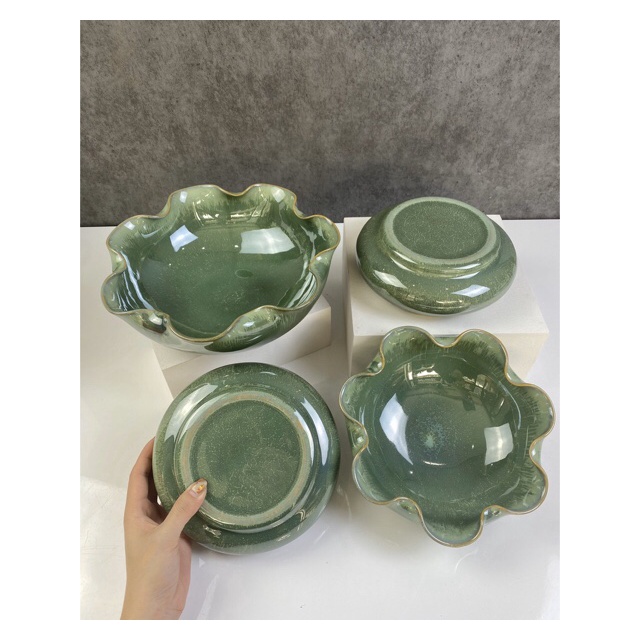 Bát sen thả hoa Minh đường tụ thuỷ  đủ size đủ màu