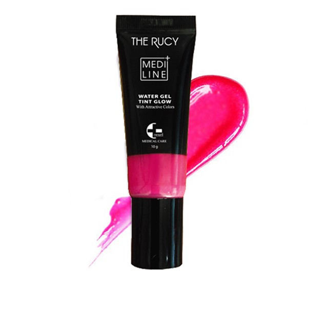 Bộ Đôi Son dưỡng môi The Rucy Medi Line Water Gel Tint Vivid Glossy Glow 10ml