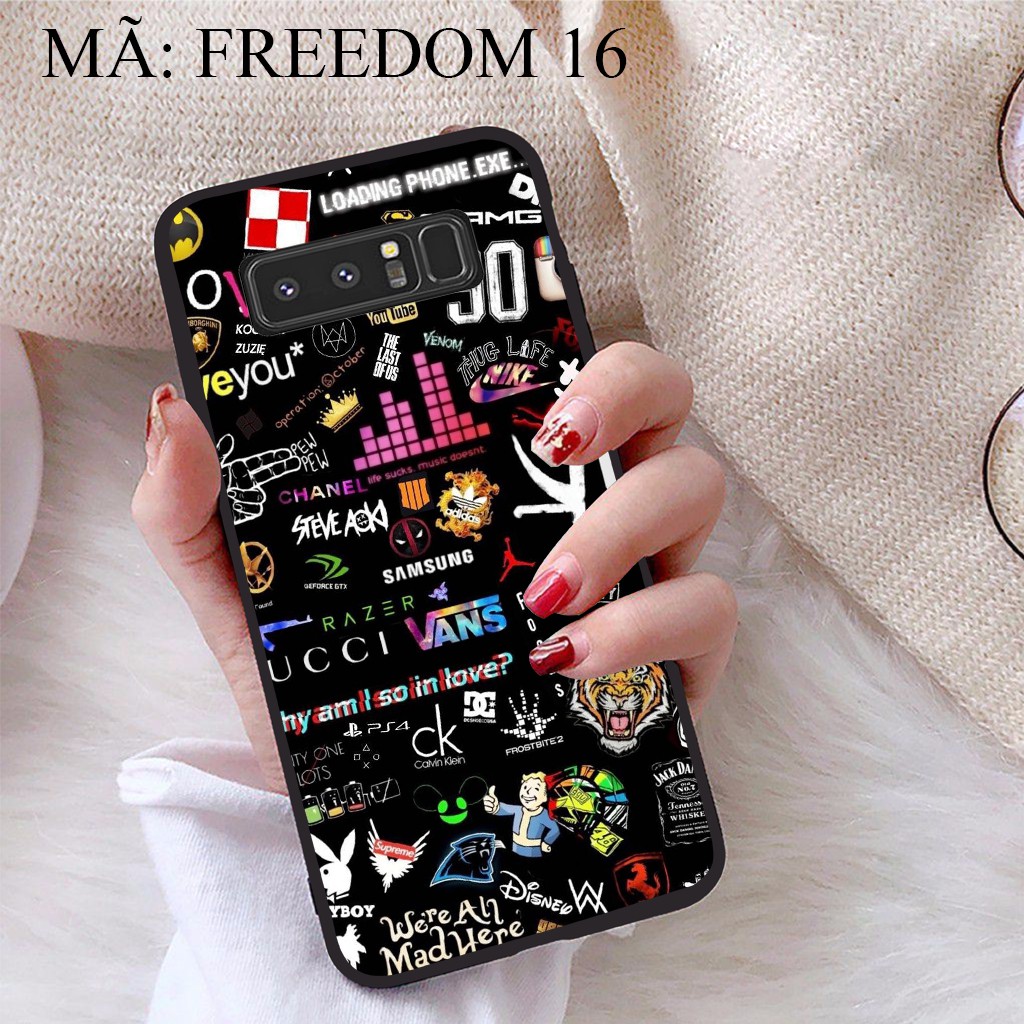 Ốp lưng Samsung Note 8 viền dẻo TPU BST Phong Cách Tự Do