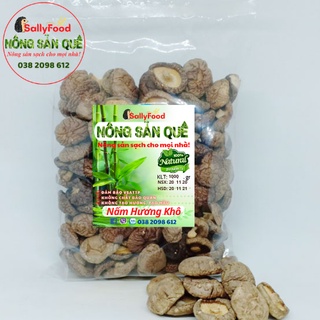 500g Nấm Hương Khô Hữu Cơ SallyFood Nấm Đông Cô Loại 1 To Sạch 4-6cm Dày Thơm Tự Nhiên Không Chất Bảo Quản Sỉ Nông Sản