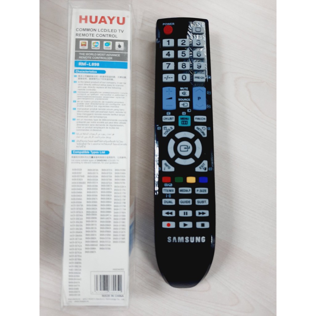 Remote Điều khiển TV Samsung đa năng các dòng tivi Samsung LCD/LED/Smart TV- Hàng tốt tương thích 100%Tặng kèm Pin