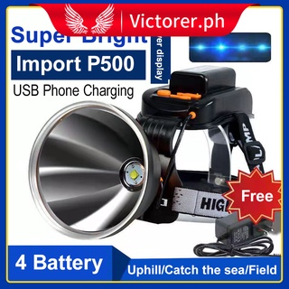 Đèn Pin Đội Đầu Siêu Sáng Chống Thấm Nước Có Thể Sạc Lại Được