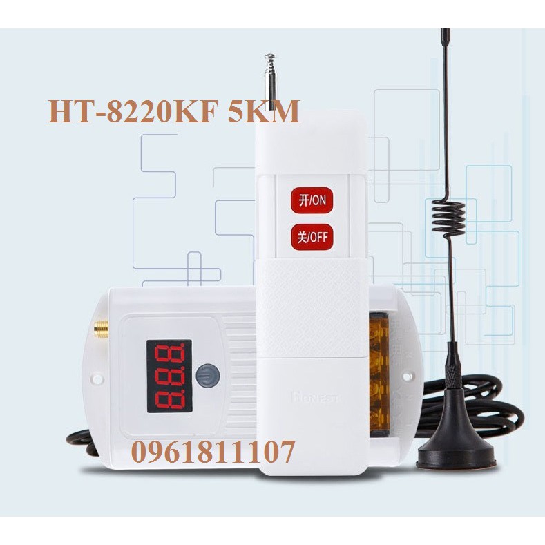 Điều khiển từ xa honest 40A 5KM HT- 8220 KF cao cấp