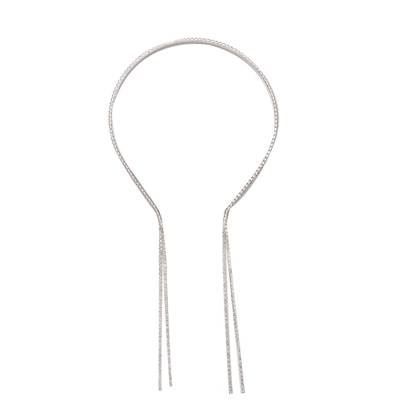 Cài Tóc Tua Rua Đính Đá Lấp Lánh Phong Cách Hàn Quốc