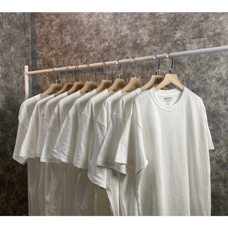 ÁO THUN KIRKLAND TRẮNG / COTTON 100% / 5H1T