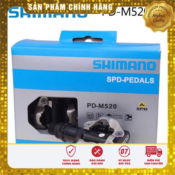 pedal shimano m520 không pad