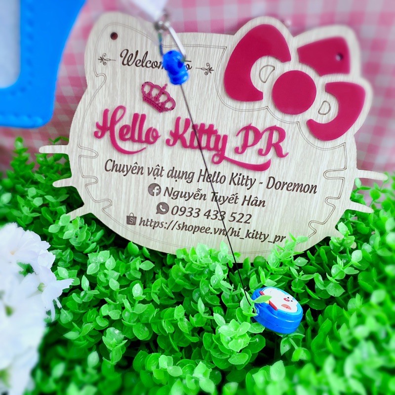 Thẻ đeo yoyo Hello Kitty Doremon - Thẻ đeo bảng tên Doremon Doraemon