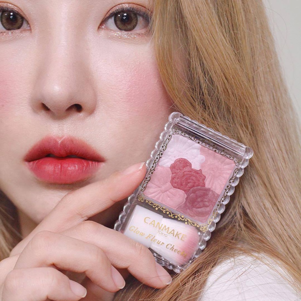 [Canmake Tokyo Nhật Bản] Phấn má hồng rạng rỡ Canmake Glow Fleur Cheeks Nhật Bản