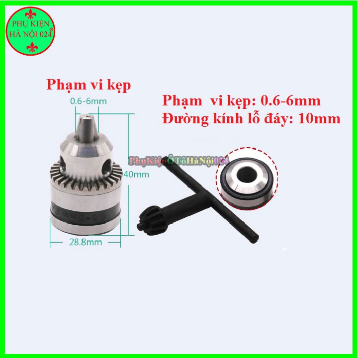 Đầu Mang Ranh 10MM B10 KẸP MŨI KHOAN 0.6-6.5MM