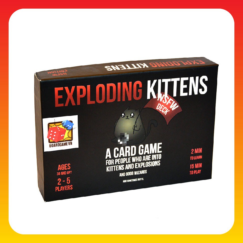 Trò chơi Board Game BG1011 Exploding Kittens - Mèo Nổ phiên bản 18+