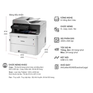 Máy in laser phun màu Brother MFC-L3750CDW