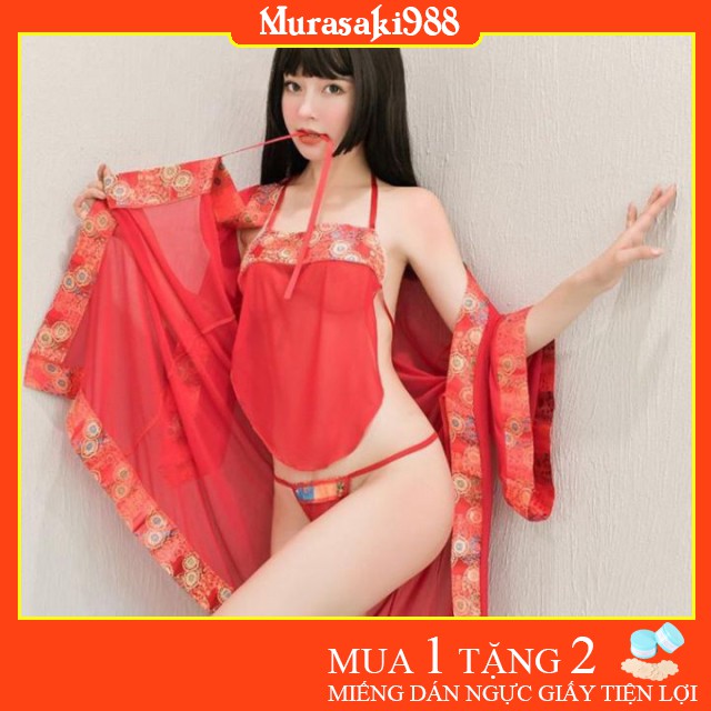 Đồ ngủ xuyên thấu/ Cosplay - Set choàng + yếm Cosplay mỹ nhân Trung Hoa | BigBuy360 - bigbuy360.vn