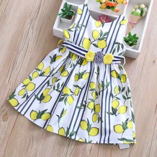 Đầm Hoạ Tiết Hoa và Trái Cây