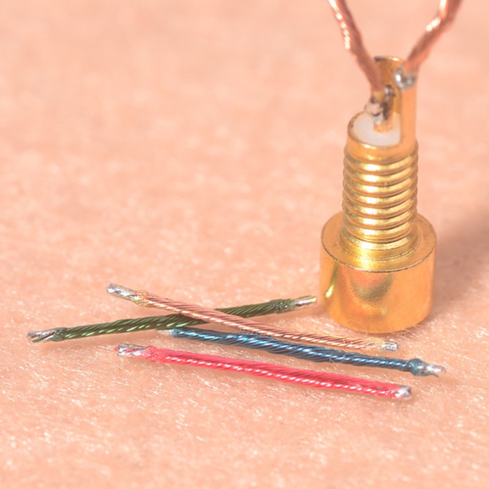 50 Pcs/Lot Diy Earphone unit welding Cable OFC enameled wire upgrade socket pin bridge cable