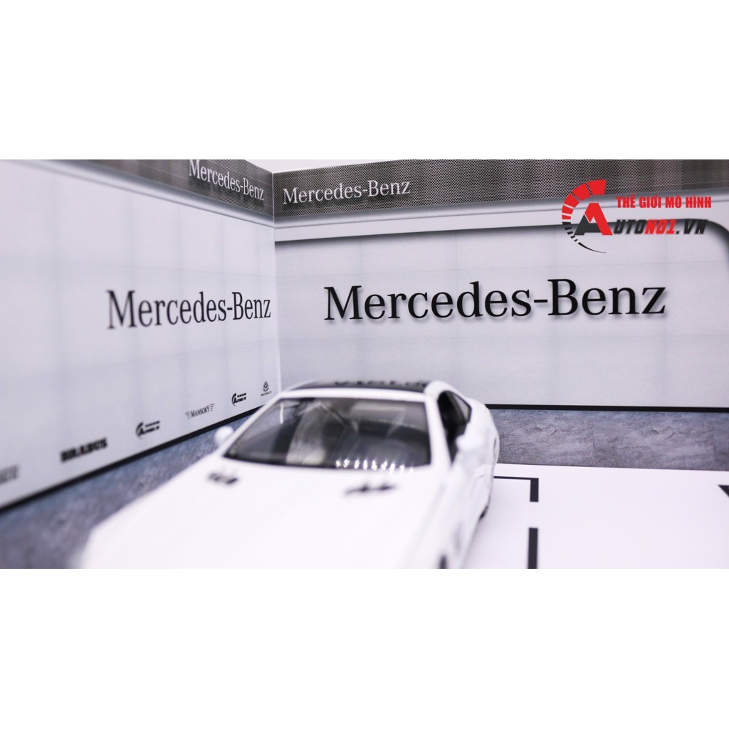 DIORAMA DECOR SHOWROOM MERCEDES 35X25X15CM 1:24 PK101