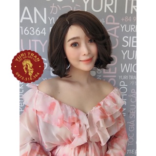 Tóc bộ siêu cấp YuriTran (bộ vic socola hai mái, mái xoăn)