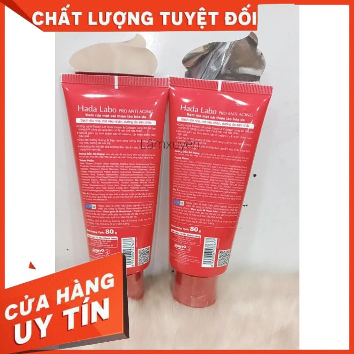 SỮA RỬA MẶT HADA LABO 80G ĐỎ