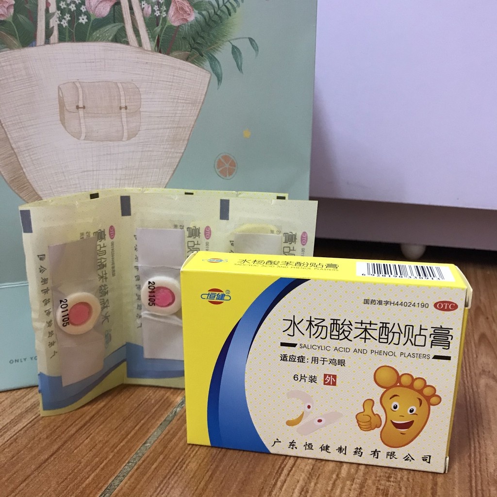 Miếng dán mụn cóc,mụn cơm,mắt cá chân ( hộp 6 miếng ) | BigBuy360 - bigbuy360.vn