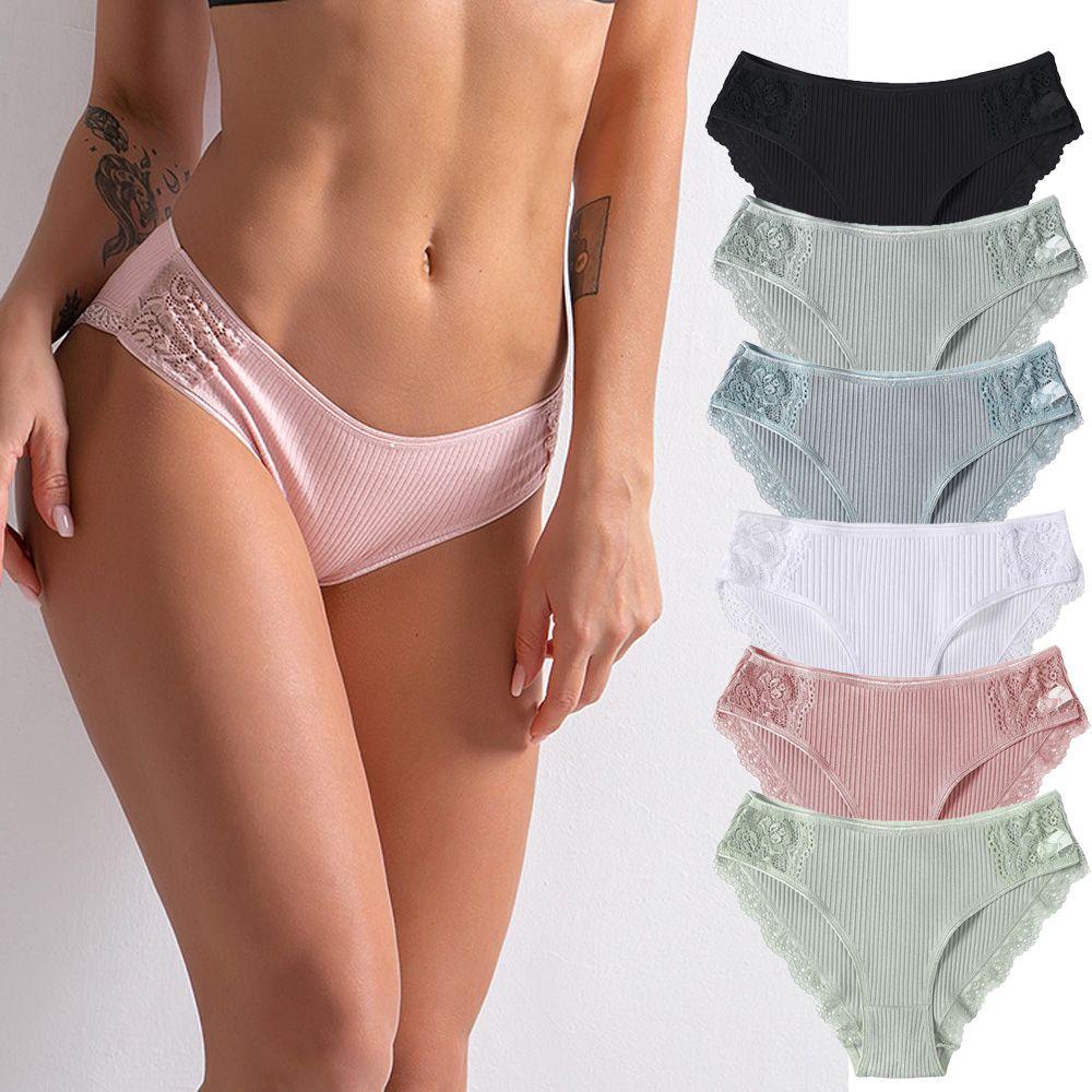 Quần Lót Nữ Lưng Thấp Họa Tiết Sọc Gợi Cảm