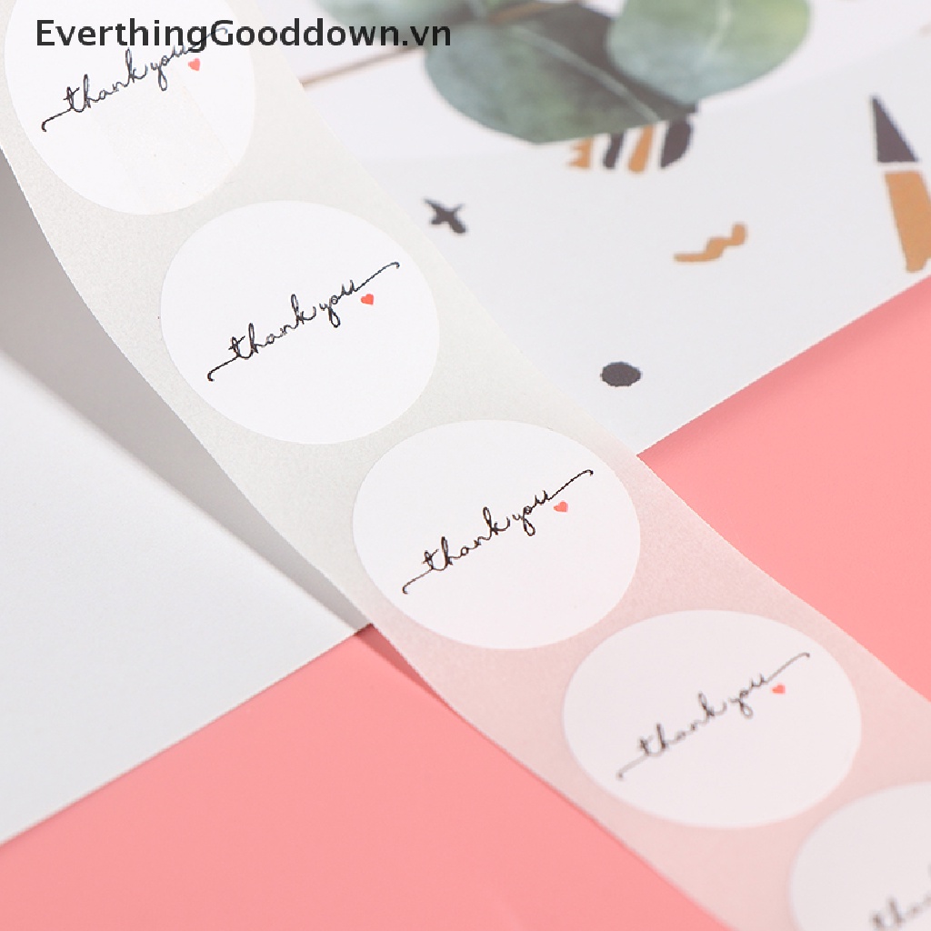 Cuộn 500 Nhãn Dán thank you 1 inch