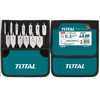Bộ 13 mũi khoan gỗ đầu dẹp total tacsd70131