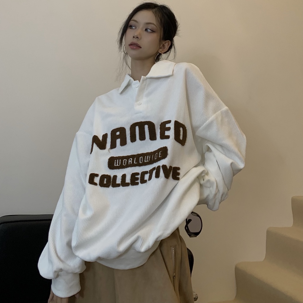 Áo dáng rộng phong cách thời trang hàn quốc dành cho nữ