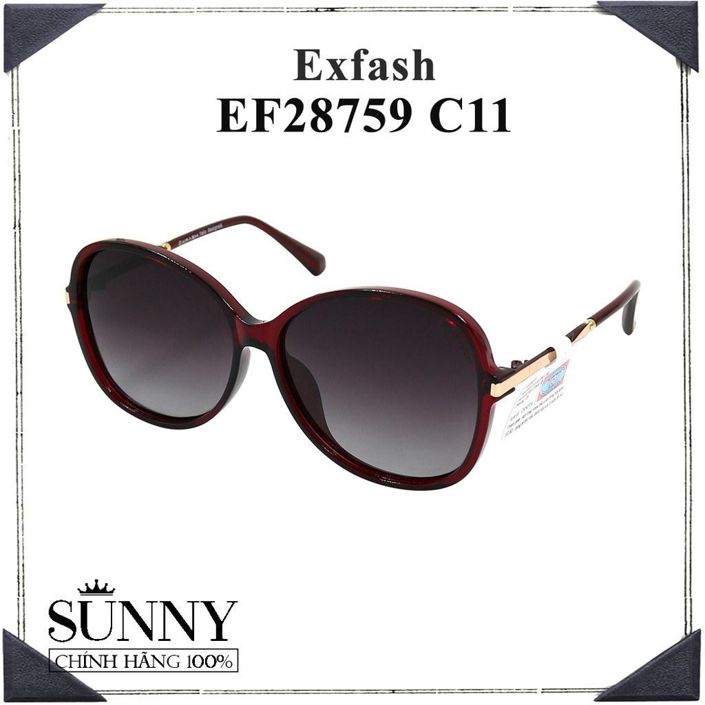 EF28759 - kính mắt Exfash chính hãng Korea, kèm tem thẻ chống hàng giả do bộ công an cấp