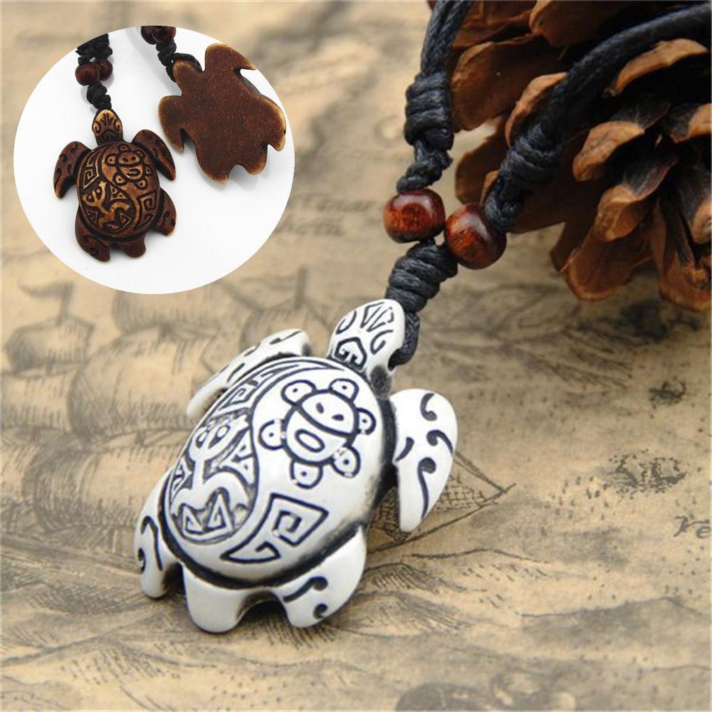 Vòng cổ Bùa May Mắn Giả Xương Yak Unisex