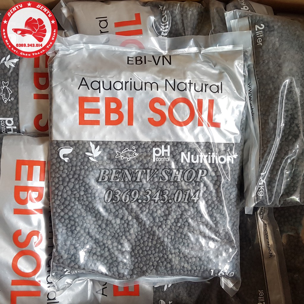 Phân Nền EBI Soil - Nền Thủy Sinh 2 Lít (1,6kg)