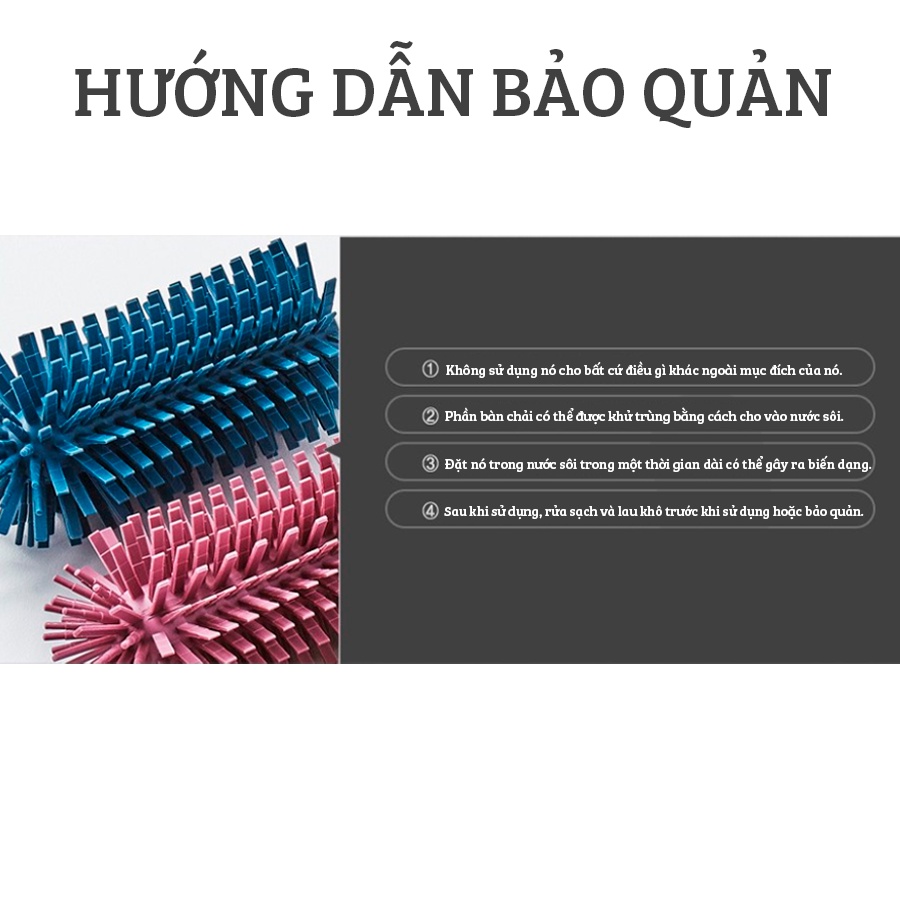 Cọ bình silicon chính hãng TGM Hàn Quốc