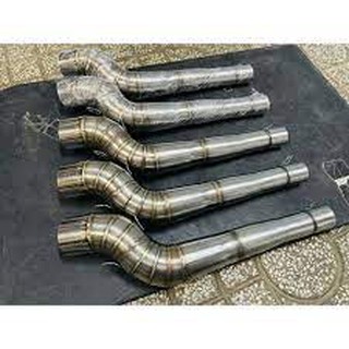 Khúc cong, cổ nối ống xả, cổ pô 2 khúc inox
