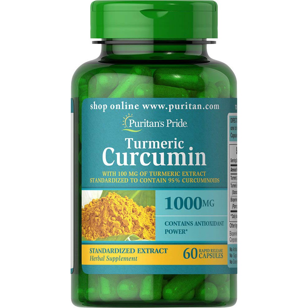 Viên uống hỗ trợ dạ dày Tinh Chất Nghệ Vàng Puritan's Pride Turmeric Curcumin