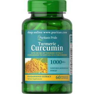 Viên uống hỗ trợ dạ dày Tinh Chất Nghệ Vàng Puritan's Pride Turmeric Curcumin