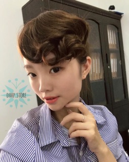 Tóc Giả Mái Xoăn Cao Bồi