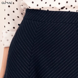Chân váy xòe sọc VA559 GUMAC