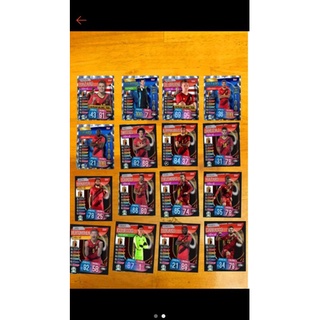 Lẻ thẻ cầu thủ đội tuyển Bỉ euro 2020 Belgium match attax size poca