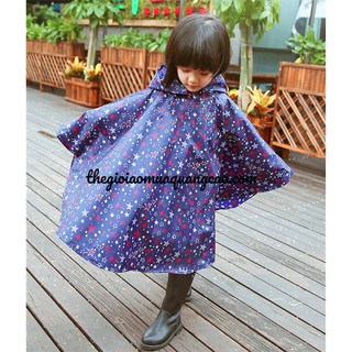 Áo Mưa Cánh Bướm Vải Dù Cao Cấp Bé Trai, Bé Gái