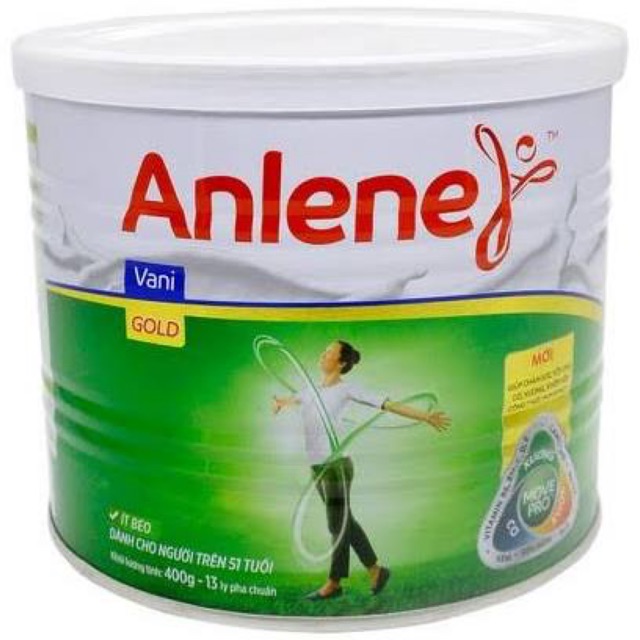 Sữa bột Anlene Gold Vani 400g cho người từ 51 tuổi trở lên ( date tháng 5/2020)