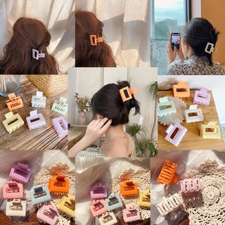 Kẹp Tóc Nhựa Kiểu Vuông Phong Cách Hàn Quốc (Hairclips)