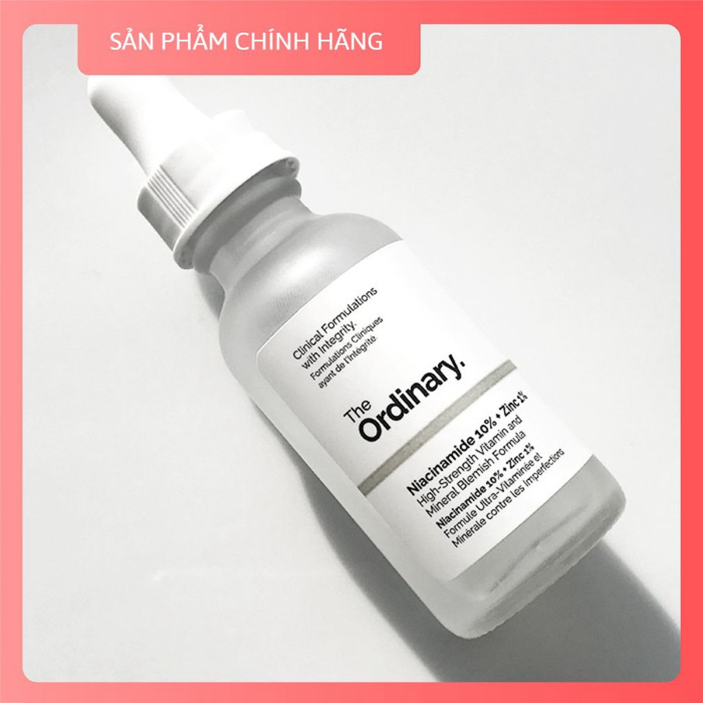 [TO[Zin C1%] Serum Ngừa Mụn Thu nhỏ lỗ chân lông Niacinamide 10%+Zinc 1% - The Ordinary