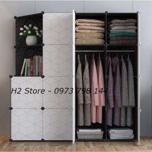 - (Nhiều mẫu) TỦ NHỰA LẮP GHÉP 16 Ô (GỒM 2 KỆ GÓC) ĐỂ ĐỒ ĐA NĂNG THÔNG MINH sâu 47cm