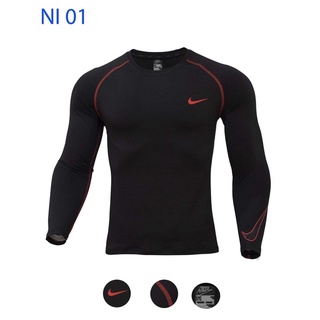 [ Rẻ Vô Đối ] Áo giữ nhiệt, body, tập gym, đá bóng logo dài tay dành cho nam ( cam kết chuẩn ảnh 100% )