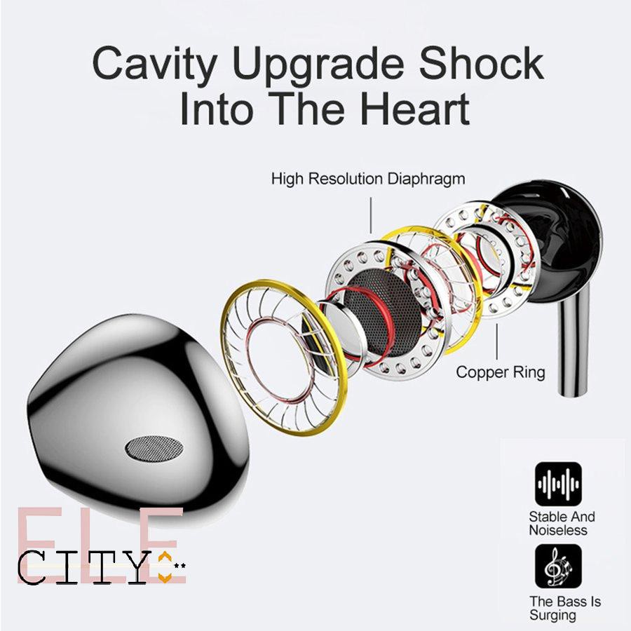 Tai nghe nhét tai đa năng âm thanh cực êm có mic nhiều màu